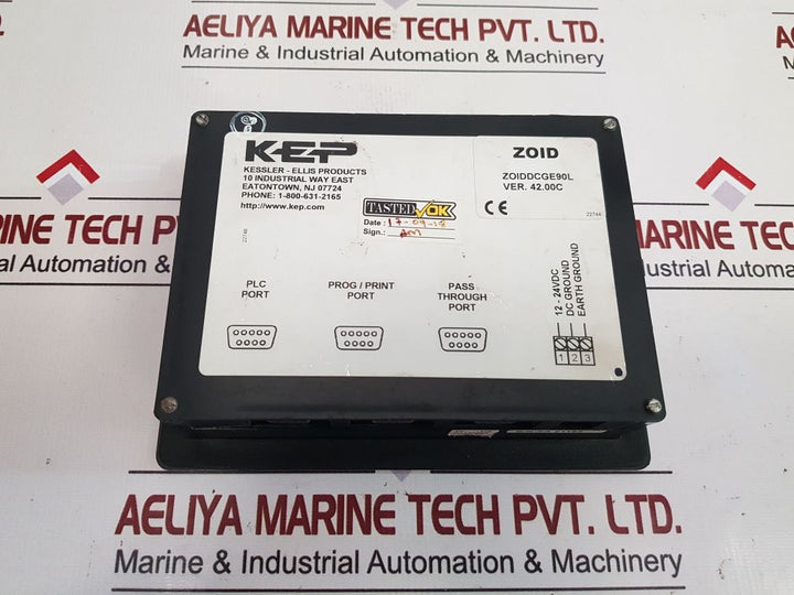 Cegelec Kep Zoid Dcge90L Operator Interface Panel