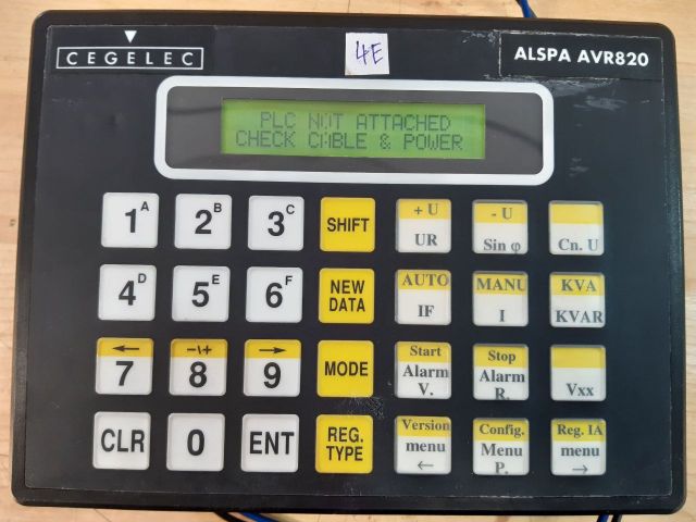 Cegelec Kep Zoid Dcge90L Operator Interface Panel