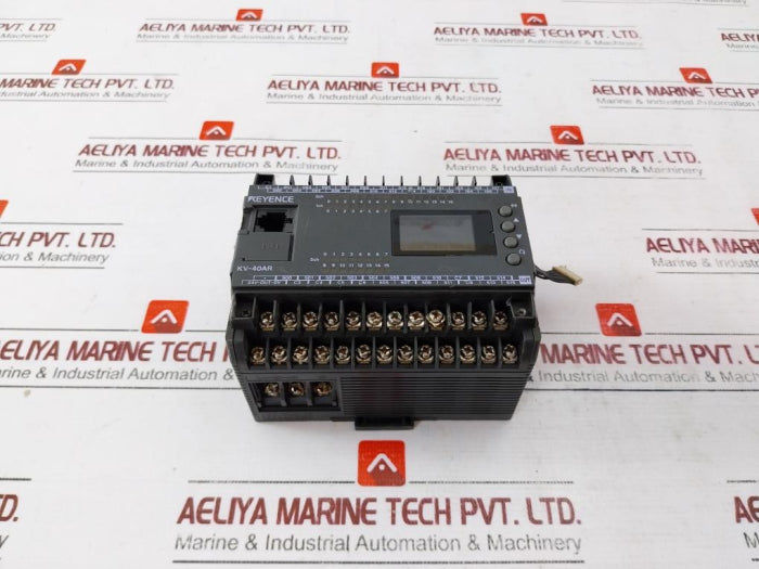 Keyence Kv-40Ar Programmable Controller Base Unit Ac Type 24 Inputs And 16 Relay Outputs 9707404 100-240V Ac