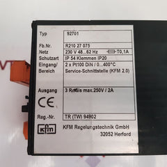 Kfm 92701 Temperature Controller R210 27 075