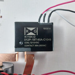 Lot of 2X KG TECHNOLOGIES K119X-D012P-1BT-90A-C1049 High-Power Latching Relay