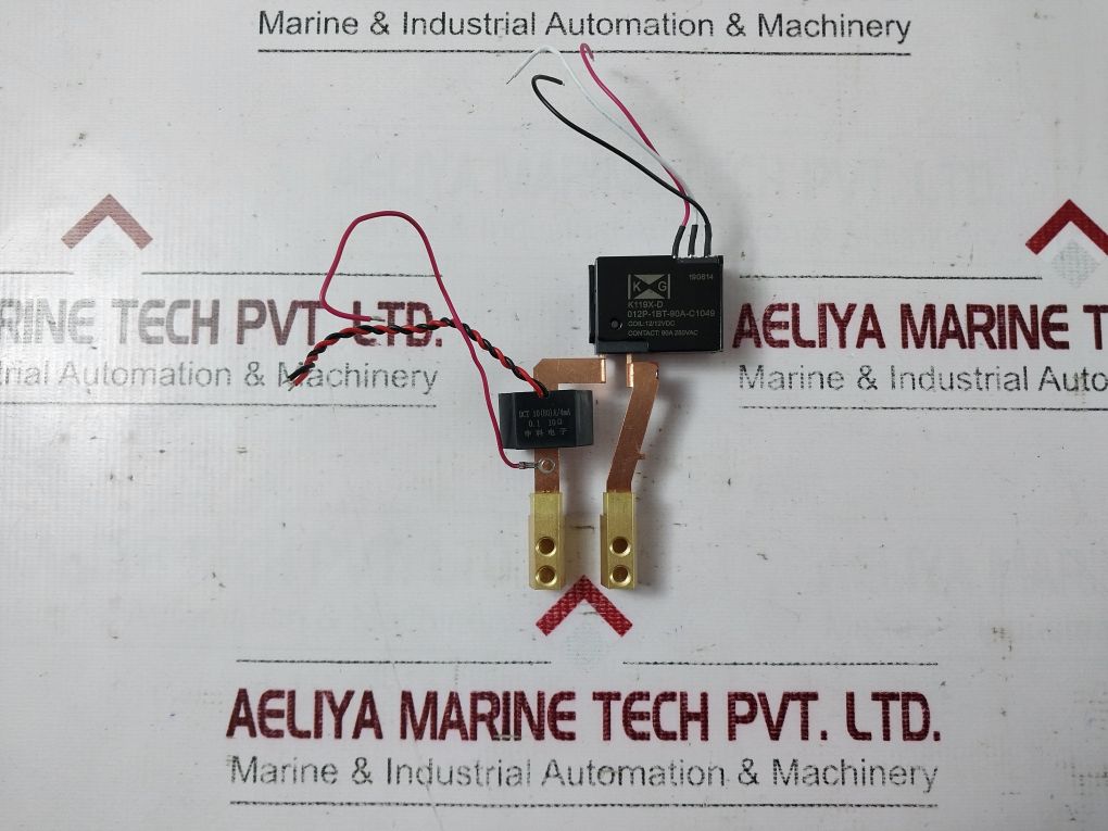 Lot of 2X KG TECHNOLOGIES K119X-D012P-1BT-90A-C1049 High-Power Latching Relay