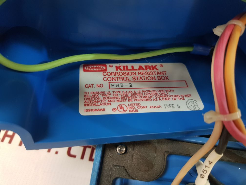 Killark Pwb-2 Control Station Box