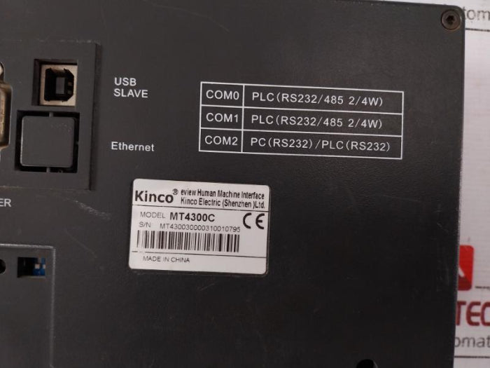 Kinco Electric Mt4300C E View Human Machine Interface Hmi