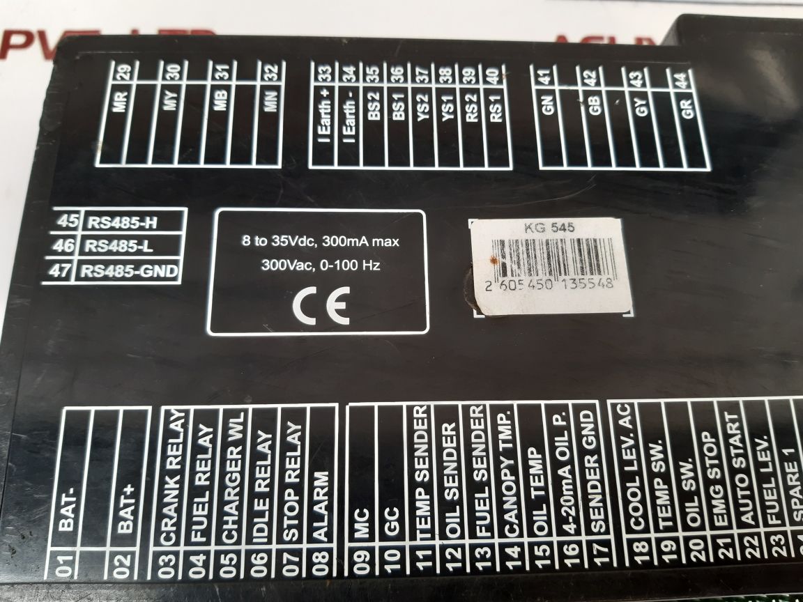 Kirloskar Kg545 Genset Controller