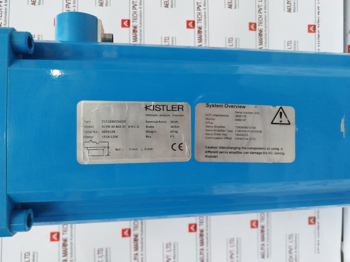 Kistler 2151B30154002 Nc Joining Module Ncfh30400300Bhcg Rev Fs 50Mm 0Mm 18Nm