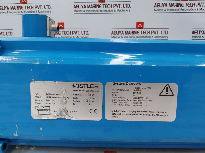 Kistler 2151B30154002 Electromechanical Nc Joining Module 155A-120C Rev.Fs