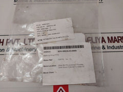 Kitamura Valve 10 Back-UP Ring PTFE SDV-6923A-03.0005