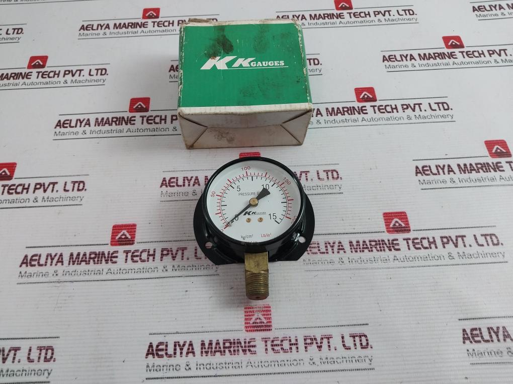 Kk Gauges 0-15 KgCm2 Pressure Gauge
