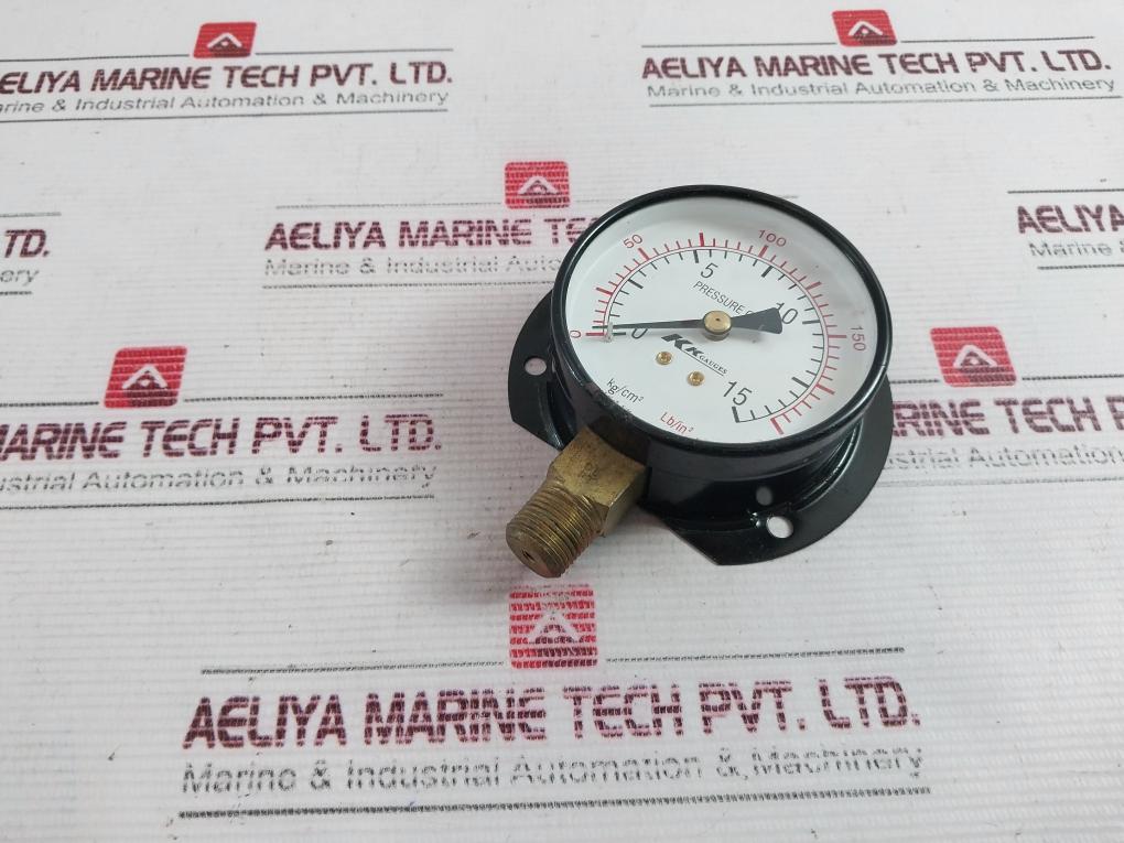 Kk Gauges 0-15 Kg/Cm2 Pressure Gauge 