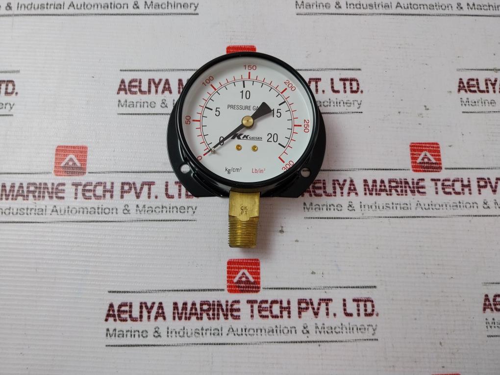 Kk Gauges 0-20 Kgf/Cm2 Pressure Gauge