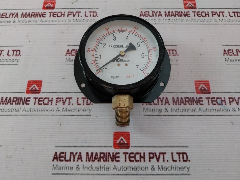 Kk Gauges 0-7 Kg/Cm2 Pressure Gauge 0-100 Lb/In2