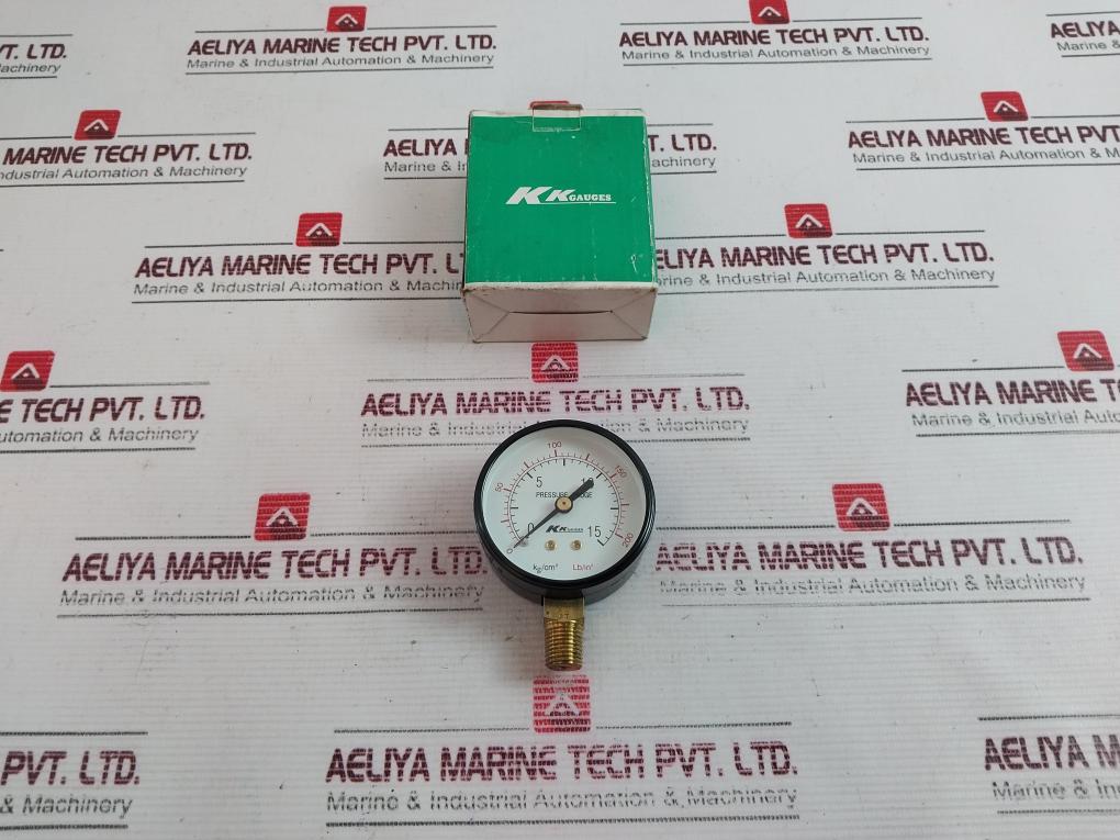 Kk Gauges 0 – 200 Lb/In2 Pressure Gauge 60-p-a