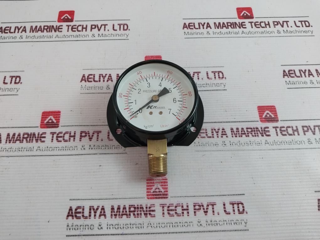 Kk Gauges 0 – 7 KgCm2 Pressure Gauge 0 – 100 LbIn2
