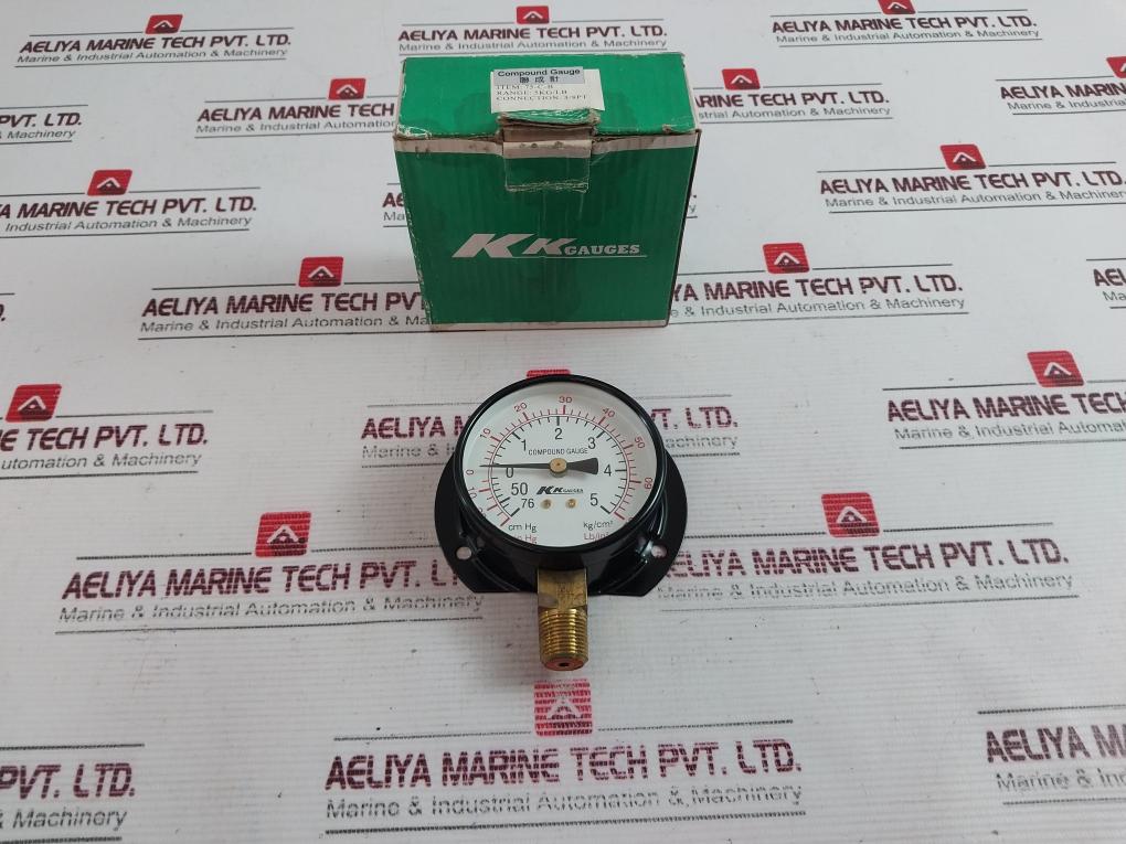 Kk Gauges 75-c-b Compound Gauge 5Kg/Lb