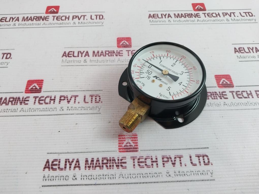 Kk Gauges 75-c-b Compound Gauge 5Kg/Lb