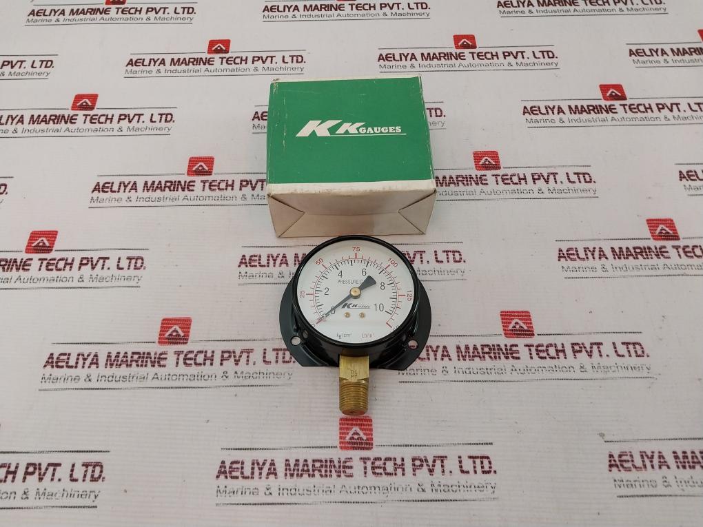 Kk Gauges 75-p-b 057 Pressure Gauge 10Kg/Lb