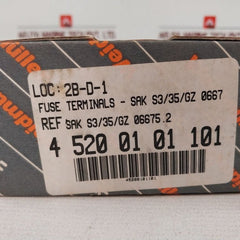 Lot Of 11X Klippon SAK S3/35 Fuse Terminals 440V 10A BS1362 SWE0005800034 440V