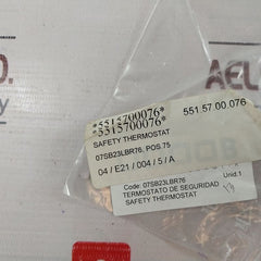 Klixon Rt08L-4238 L110-mr Safety Thermostat 07Sb23Lbr76