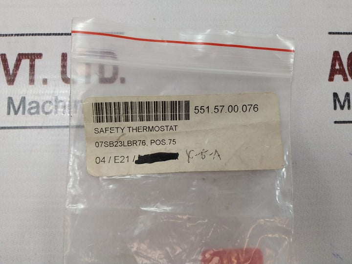 Klixon Rt08L-4238 L110-mr Safety Thermostat 07Sb23Lbr76