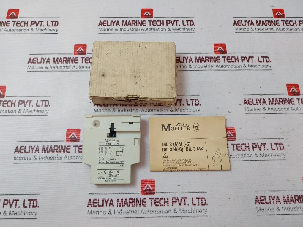 Klockner Moeller 11 Si Dil M Auxiliary Contact Module 16 A