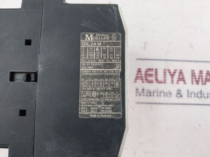 Klockner Moeller Dil 2 Am Contactor