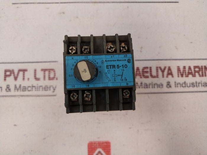 Klockner Moeller Etr 5-10 Electronic Timer Relay 240v Ac