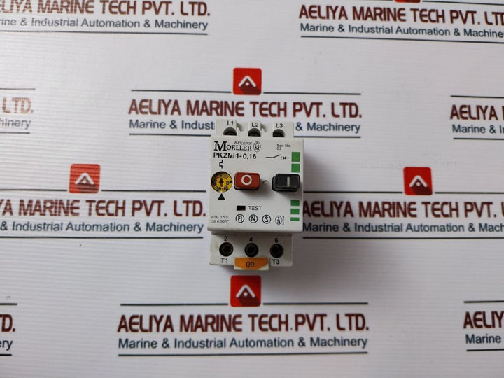 Klockner Moeller PKZM 1-0,16 Motor Protector 0.16A 690V 3-Poles