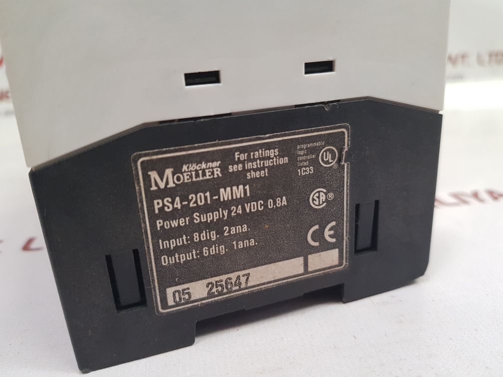 Klockner Moeller Ps4-201-mm1 Compact Controller - Aeliya Marine Tech