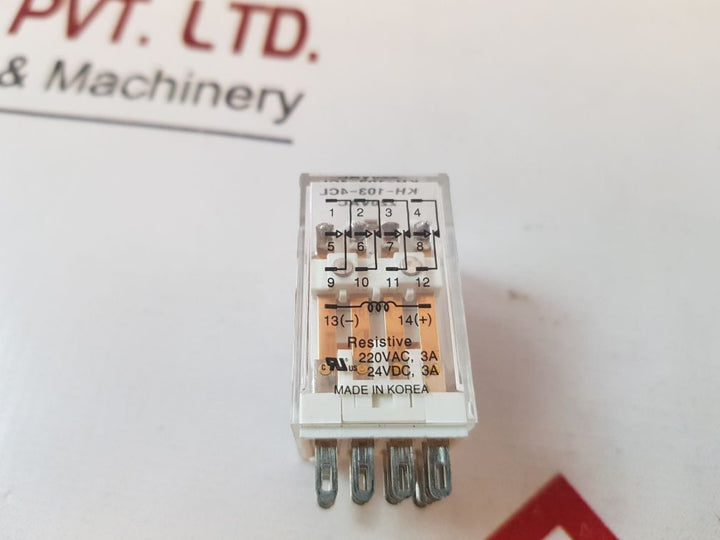Koino KH-103-4CL Relay 220vac 3a