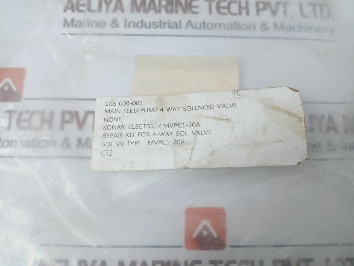 Konan 02-44254 4-way Solenoid Valve Mvpc1-20A S1-4 110V