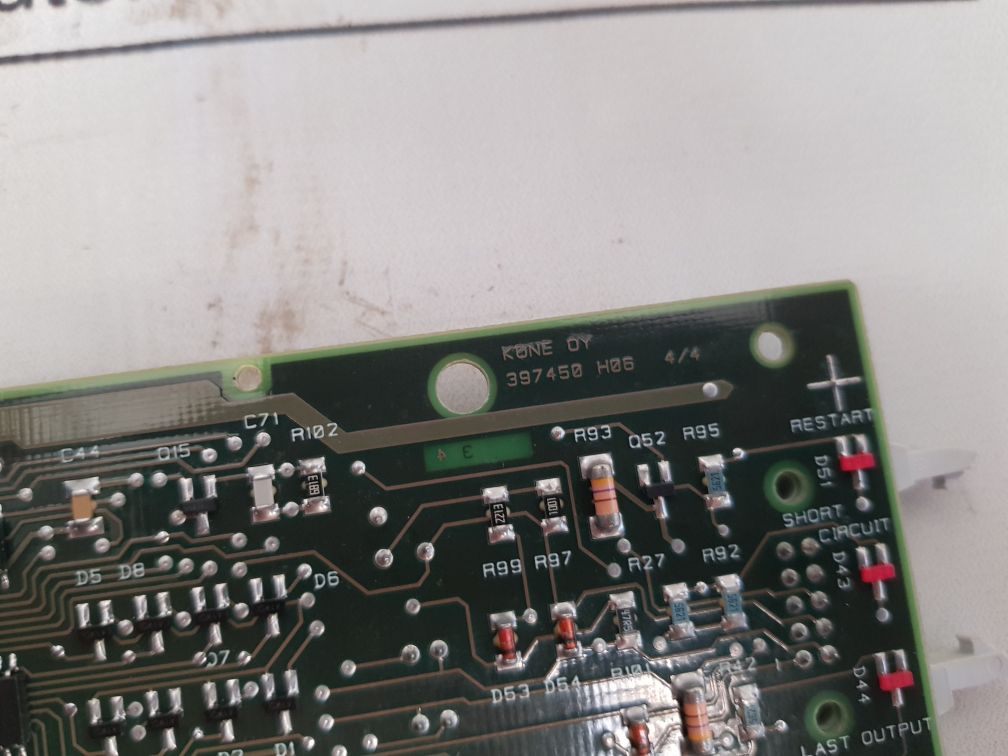 Kone 397450 H06 Pcb Card Mcc-85/Exp3