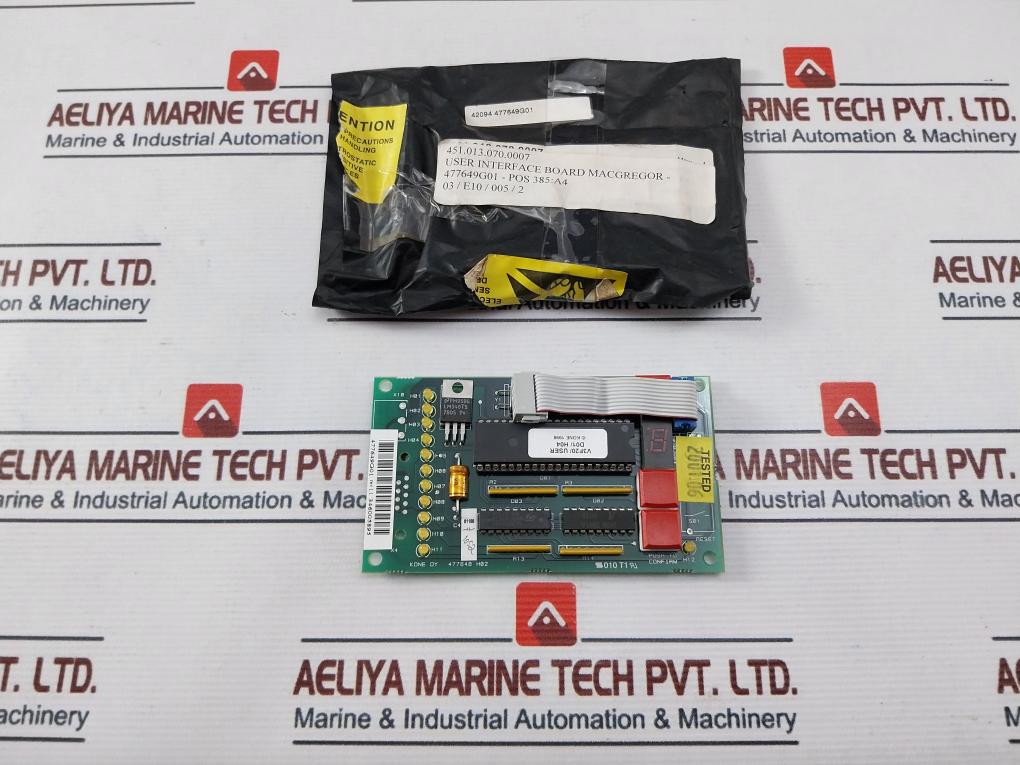 Kone 477648 H02 User Interface Board Rev 1.1 – Aeliya Marine Tech