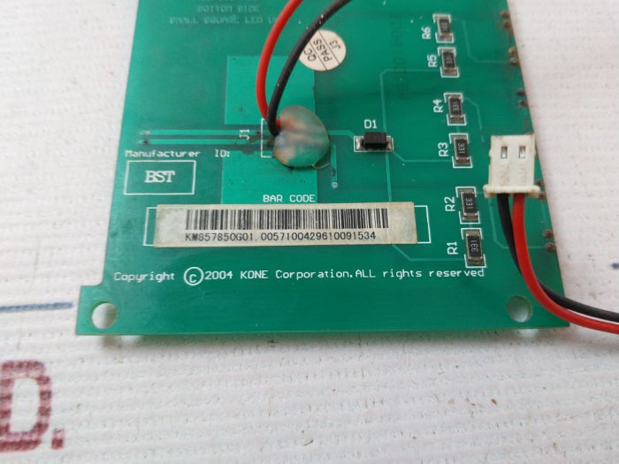 Kone Km857850G01 Direction Indicator Board 94-v0