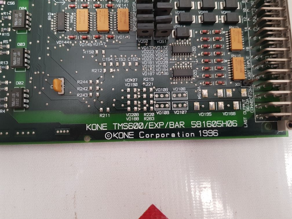 Kone Tms600/Exp/ Bar 581605H06 Pcb Card