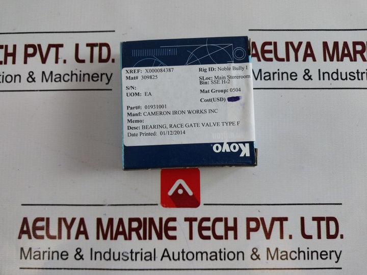 Koyo 01931001 Bearing