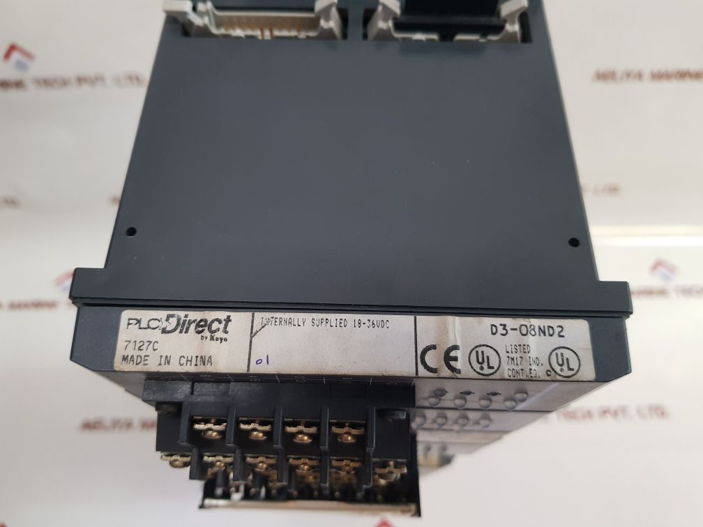 Koyo Direct Logic 305 D3-10B-1,Dl340 D3-340 Cpu,D3-08Nd2,D3-08Ta-1 Power