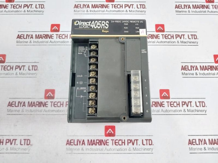 Koyo Direct Logic 405Rs Remote I/O Rack Module 20-28Vdc 50/60Hz Type 1