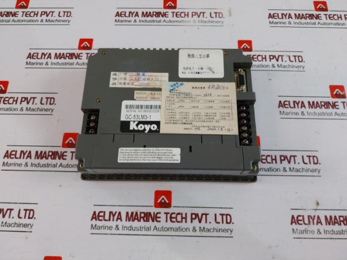 Koyo Gc-53Lm3-1 Touch Screen Free Fa221D Version: 3.2