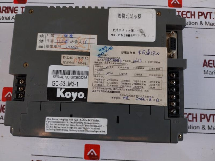 Koyo Gc-53Lm3-1 Touch Screen Free Fa221D Version: 3.2