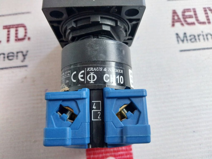 Kraus & Naimer Ch10 Control Switch 20Amp 600Vac, V