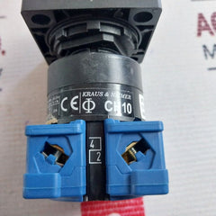 Kraus & Naimer Ch10 Control Switch 20Amp 600Vac, V