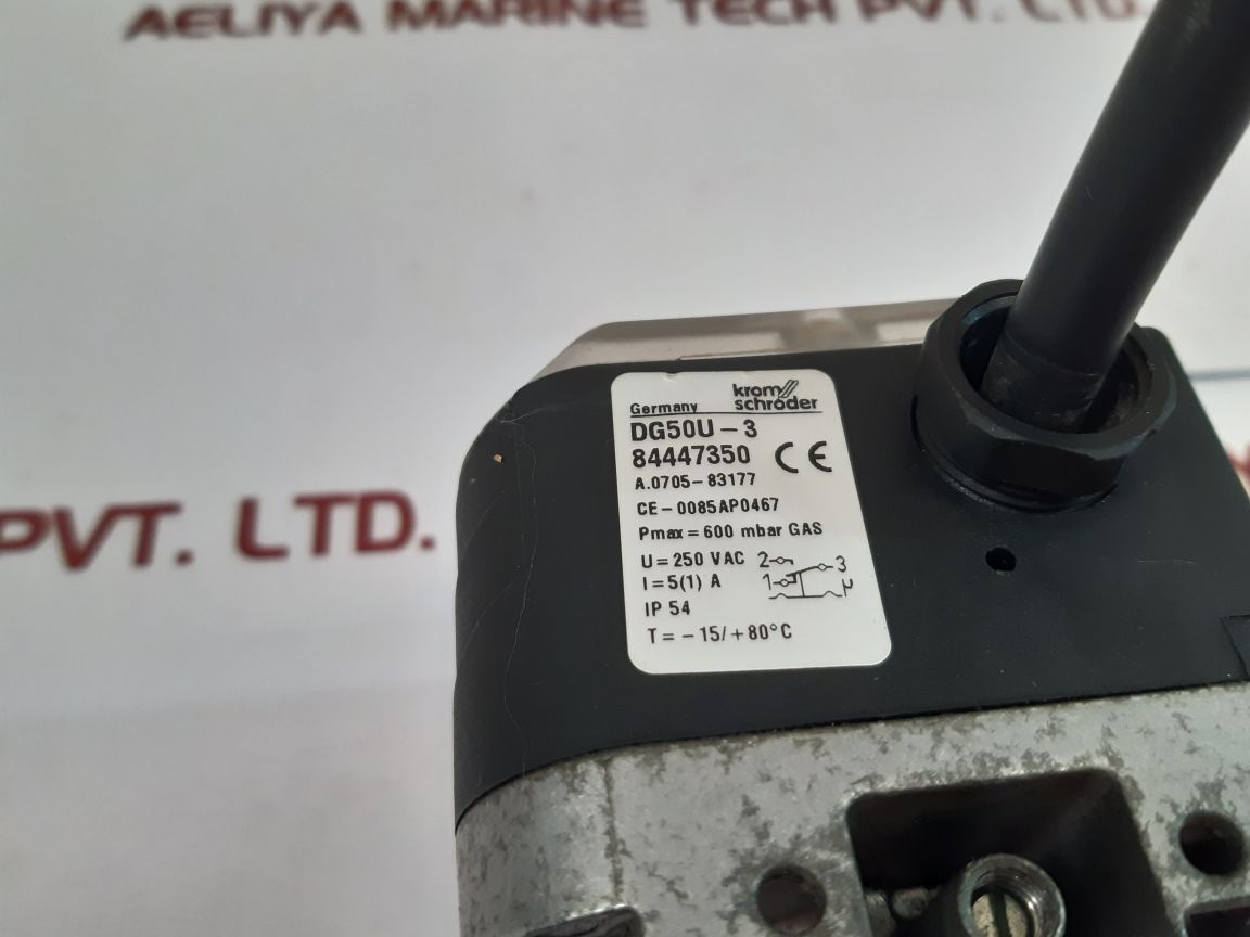 Krom Schroder Dg50U-3 Pressure Switch 250Vac