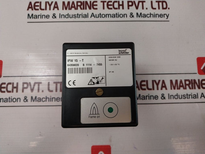 Kromschroder Ifw 15-t Flame Detector 220/240 Vac Ip40