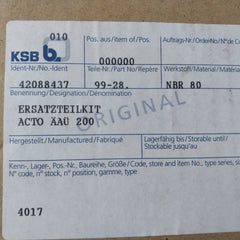 Ksb Amri 42088437 Spare Parts Kit
