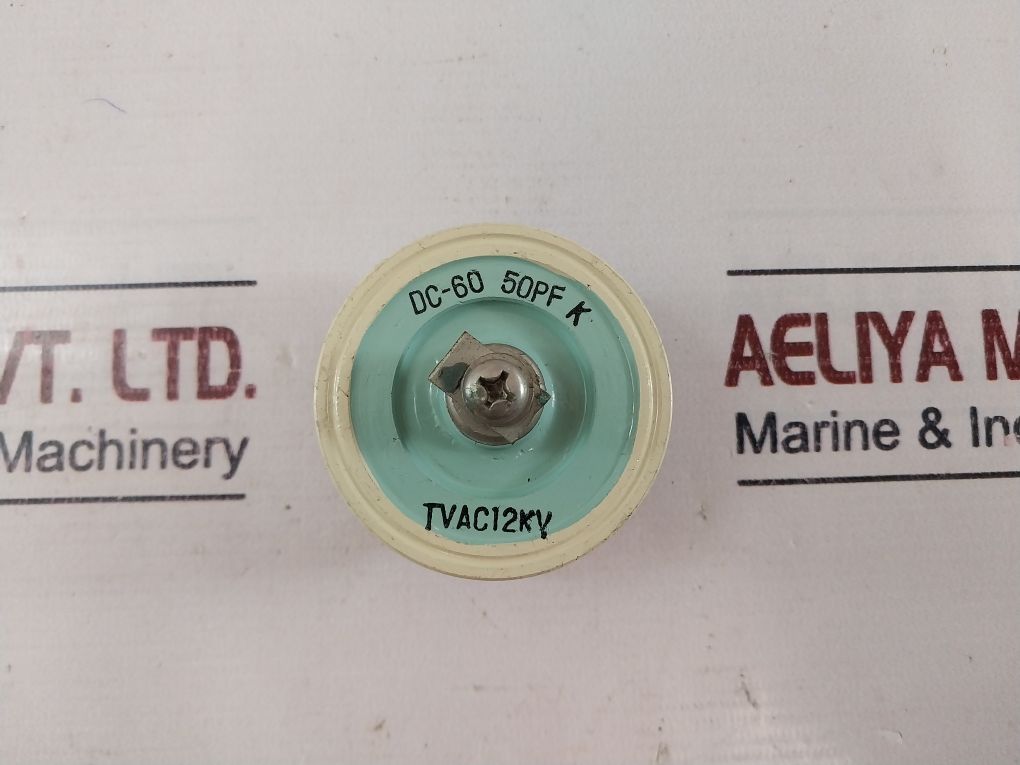 Ksh Tvac12Kv Capacitor Dc-60 50Pf K 15Kva