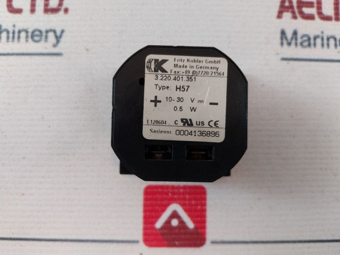 Kubler 3.220.401.351 Hour Meter 50 Hz