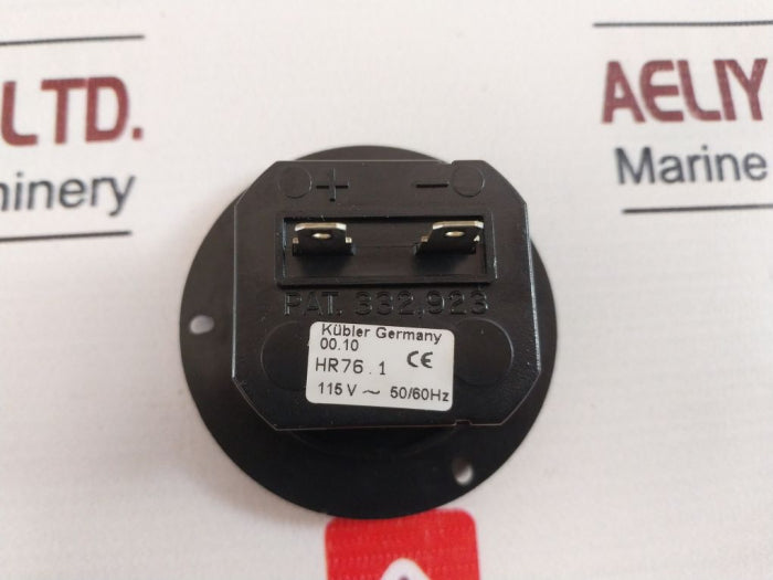 Kubler Hr76.1 Hour Counter 115V 50/60Hz