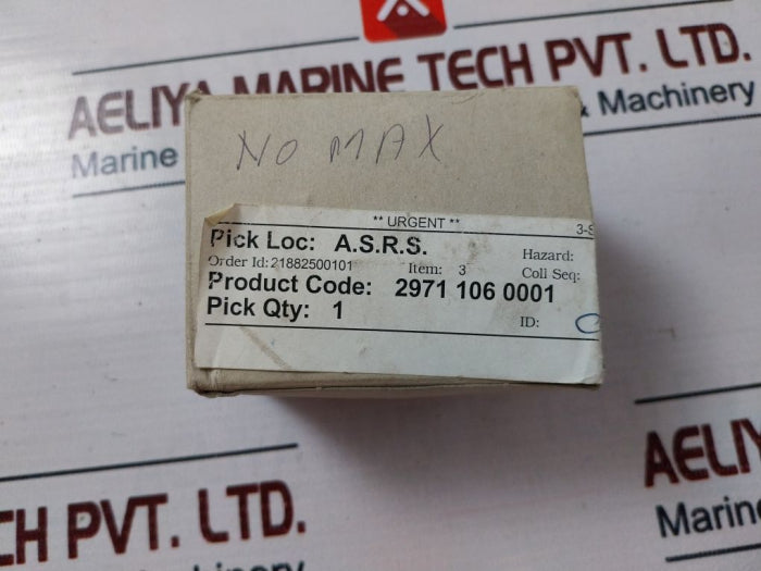 Kubler Hr76.1 Hour Meter Timer 1/10 Hour 115Vac 50/60Hz