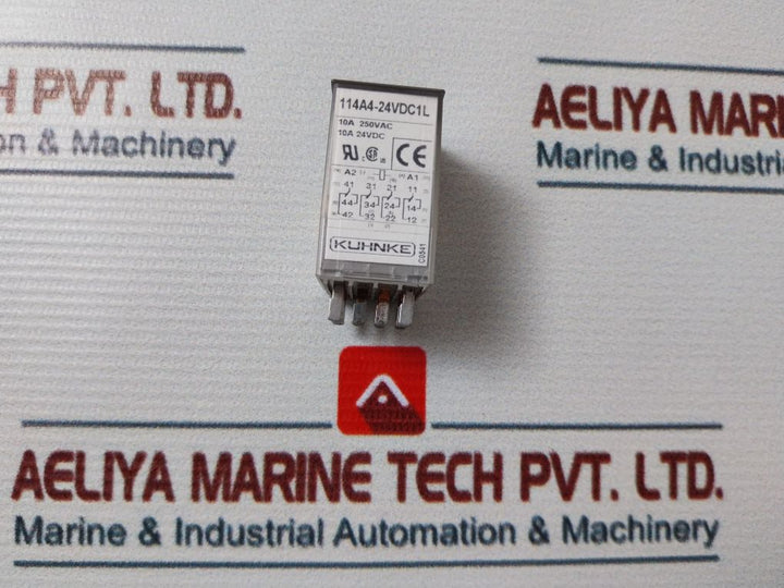 Kuhnke 114A4-24Vdc1L Relay 10A 250Vac